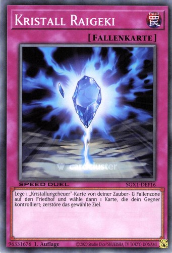 Cristallo raigeki - gi, oh!