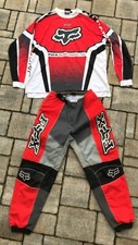 1998 FOX Racing pants vintage retro mx cross motocross completo jersey 34 Honda
