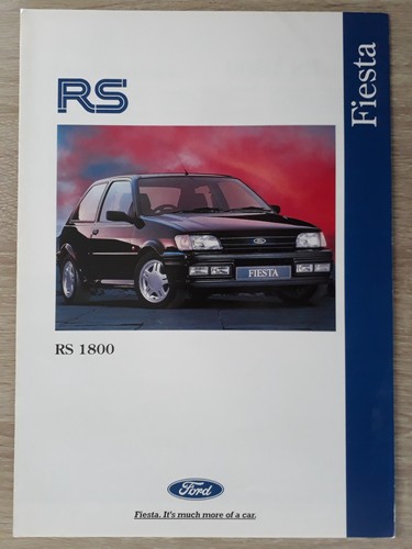 Brochure ford fiesta - fiesta, 1800
