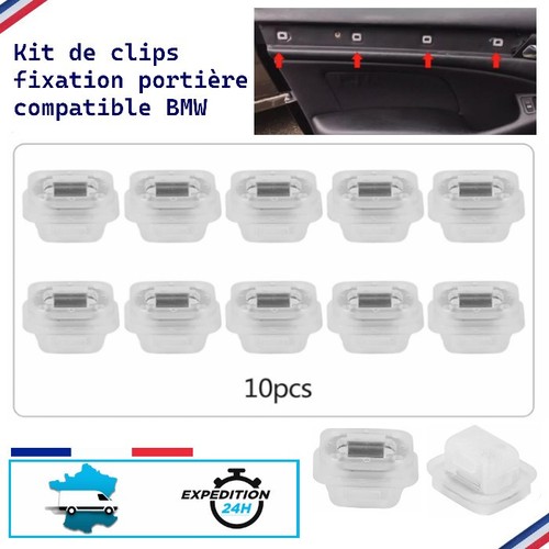 10x clips fixation panneau - fixation,