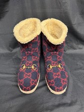 Gucci Fria Ankle Boot Navy/Red