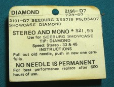 SEEBURG Jukebox Diamond Stylus