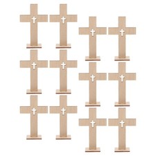  18 Pcs Croce in Legno Per