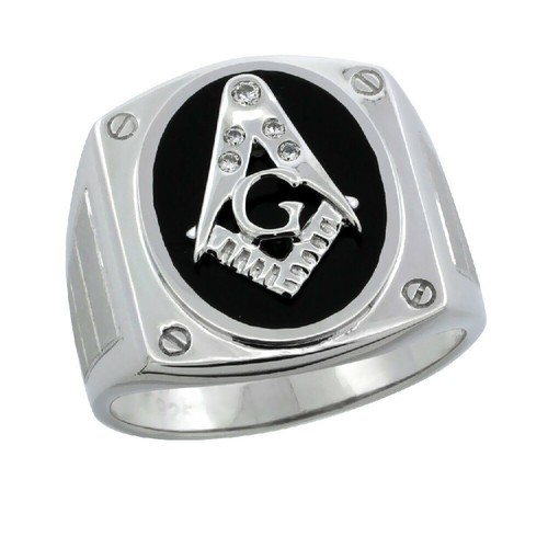 Anello massonico argento - anello,
