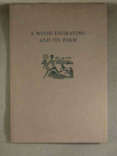 Wood engraving and its poem - wood,