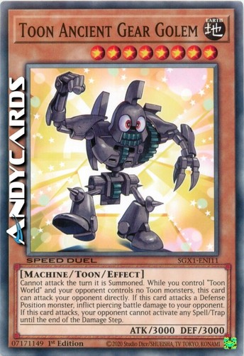 Toon ancient gear golem - gear,