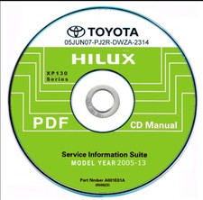 Toyota Hilux  (2005-2013) manuale officina su cd  