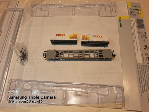 Minitrix carro portacontainer - minitrix,