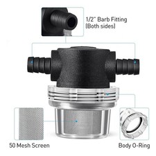 Acqua Tubo Filtro Colino 12mm