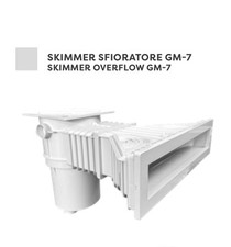 Skimmer sfioratore bianco