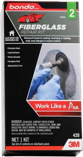 Fiberglass resin repair - resin, kit