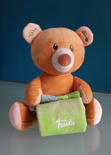 "TRUDI" Orsetto musicale Prima Infanzia, colore marrone chiaro, altezza 28 cm.