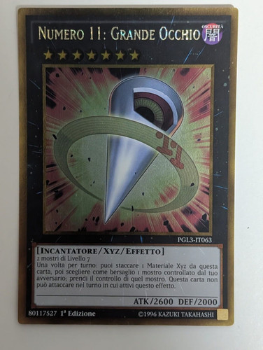 Numero 11 grande - yu-gi-oh!,