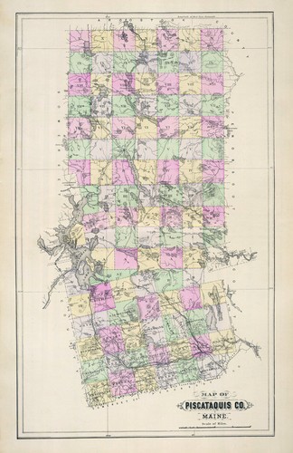 1885 map piscataquis - 1885, of