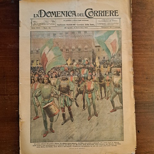 Rivista antica illustratore