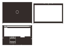 Adesivo Skin Cover Decalcomanie per Portatile DELL Precision m6800 17.3 Protezione Carbonio