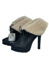 Zara Nero pelle Tacco Stivali