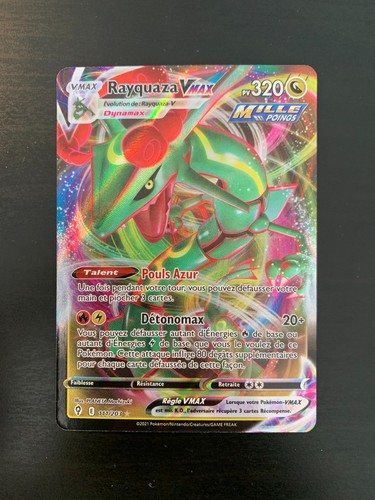 Carte pokémon rayquaza vmax - pokémon,
