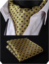 Ascot a Pois Uomo E Fazzoletto