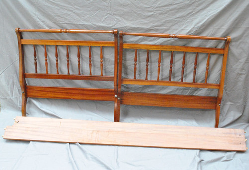 Letto singolo legno massello - letto,