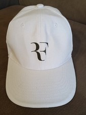 CAPPELLO ROGER FEDERER BIANCO UNISEX NUOVO BERRETTO VISIERA