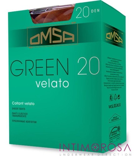 Collant velati omsa green - collant, 20