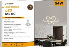 Lampadario UNIVERSO LED Bianco