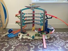 Hot Wheels Il Mega Garage CMP80 Mattel Usata (comprese 5 Macchine)