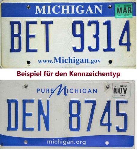Michigan sito web targa - michigan,