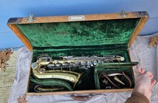 VERO SAX TENORE BUESCHER ELKHART VINTAGE c.1930 Project Horn | VIDEO | Difetto