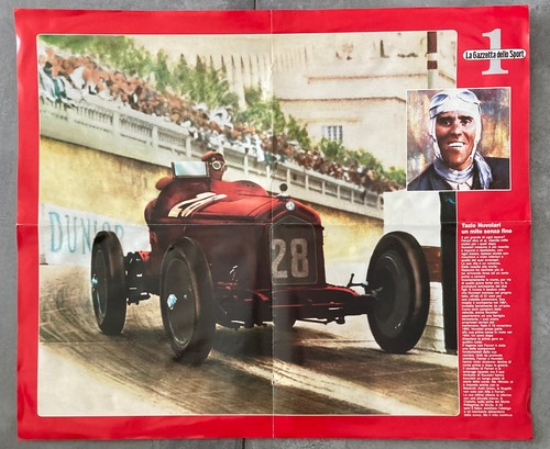 Tazio nuvolari poster - tazio,
