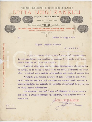 1908 torino corso - torino, francia