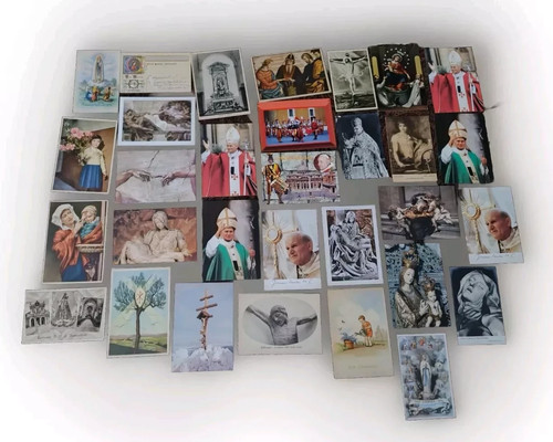 Lotto cartoline religiose - lotto, 30