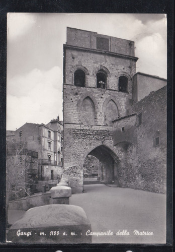 Cartolina gangi campanile - gangi,