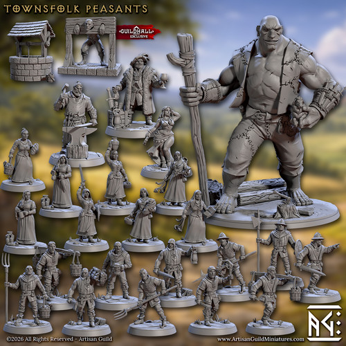Artisan guild villagers - guild, &