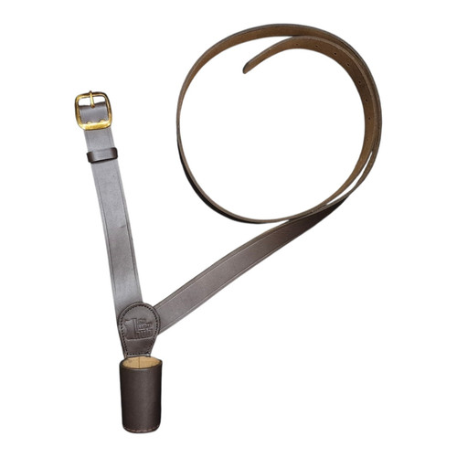 Regular brown leather flag - regular,