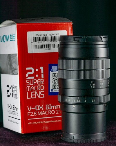 Laowa 60mm macro 2 1 - v-dx, 2:1