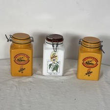 Barattolo di ceramica Caffè Vergnano, vintage, vaso, contenitore da cucina