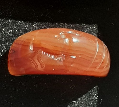 Anello itaglio xix - anello, secolo