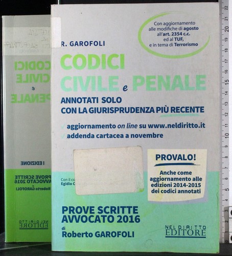 Codici civile penale - civile,