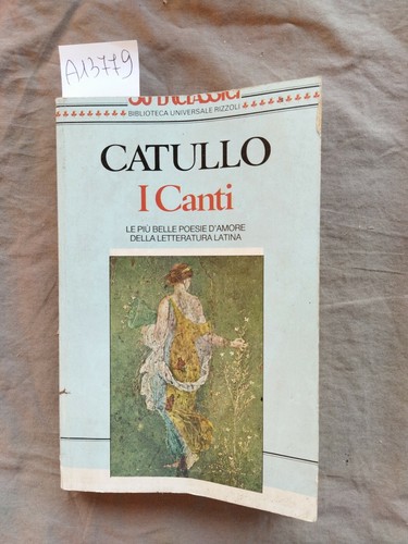 Canti catullo - i,
