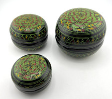 Vintage Burmese Lacquerware