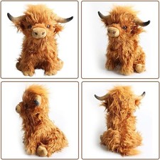 Peluche mucca highland 25cm - mucca,