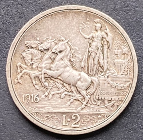 Italia lire 1916 vittorio - italia,