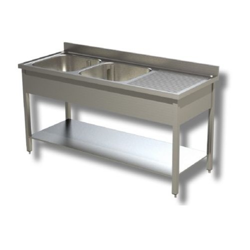 Lavello 180x70x85 acciaio inox