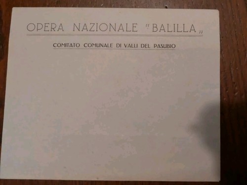 Busta nuova opera nazionale - busta,