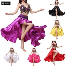 Completo Spettacolo Danza Ventre Odalisca Donna Woman Set Top Skirt BELLY010