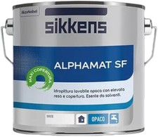 Alphamat SF BIANCO Sikkens - IDROPITTURA LAVABILE PER INTERNI