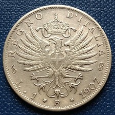 MONETA REGNO 1 LIRA AQUILA