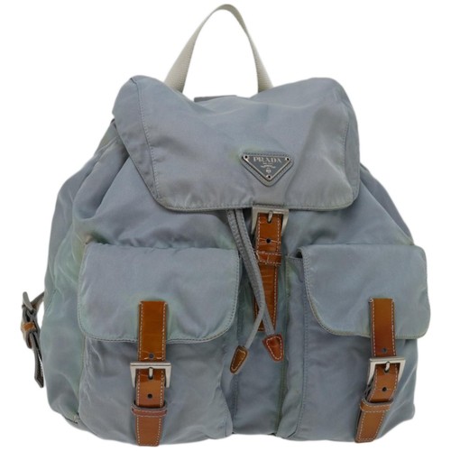 Zaino prada nylon azzurro - zaino,